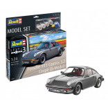 KIT PARA MONTAR REVELL MODEL SET PORSCHE 911 CARRERA 3.2 COUPÉ (G-MODEL) 1/24 109 PEÇAS COMPLETO COM TINTAS COLA E PINCEL REV 67688